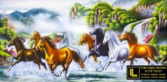 Tranh sơn dầu mã đáo thành công 41